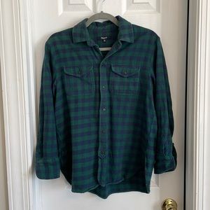 Madewell Flannel Top